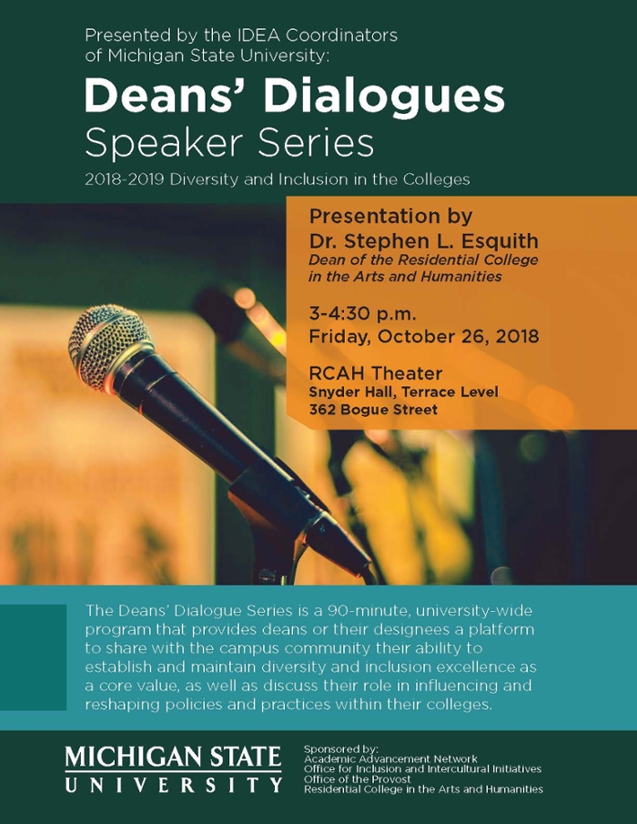 Diversity and Inclusion Subject of Deans' Dialogues Discussion November 2