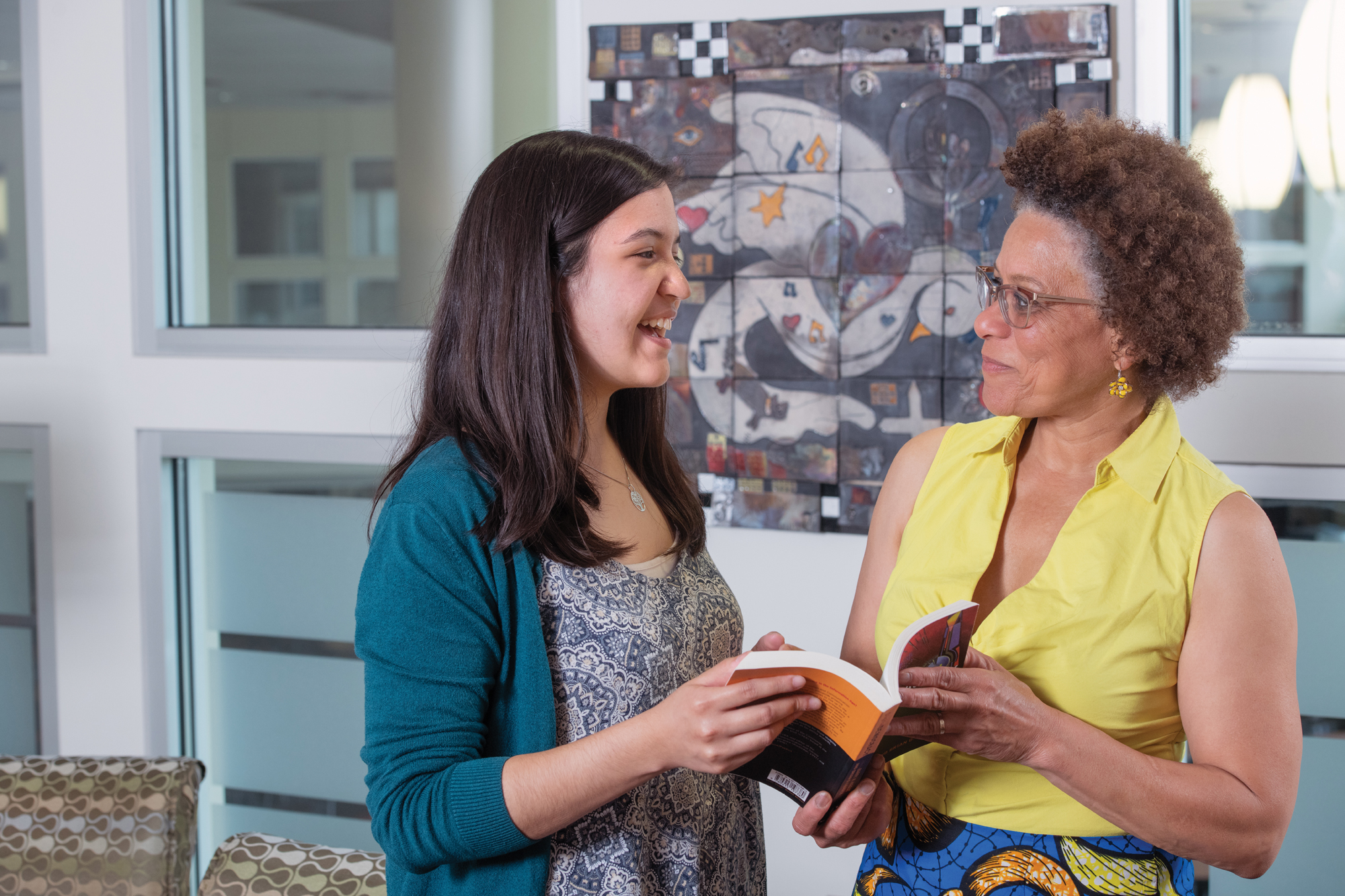 Jackie Guzman with RCAH Professor Tama Hamilton-Wray