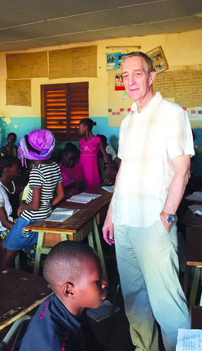 Dean Esquith at Ciwara School in Mali in 2016