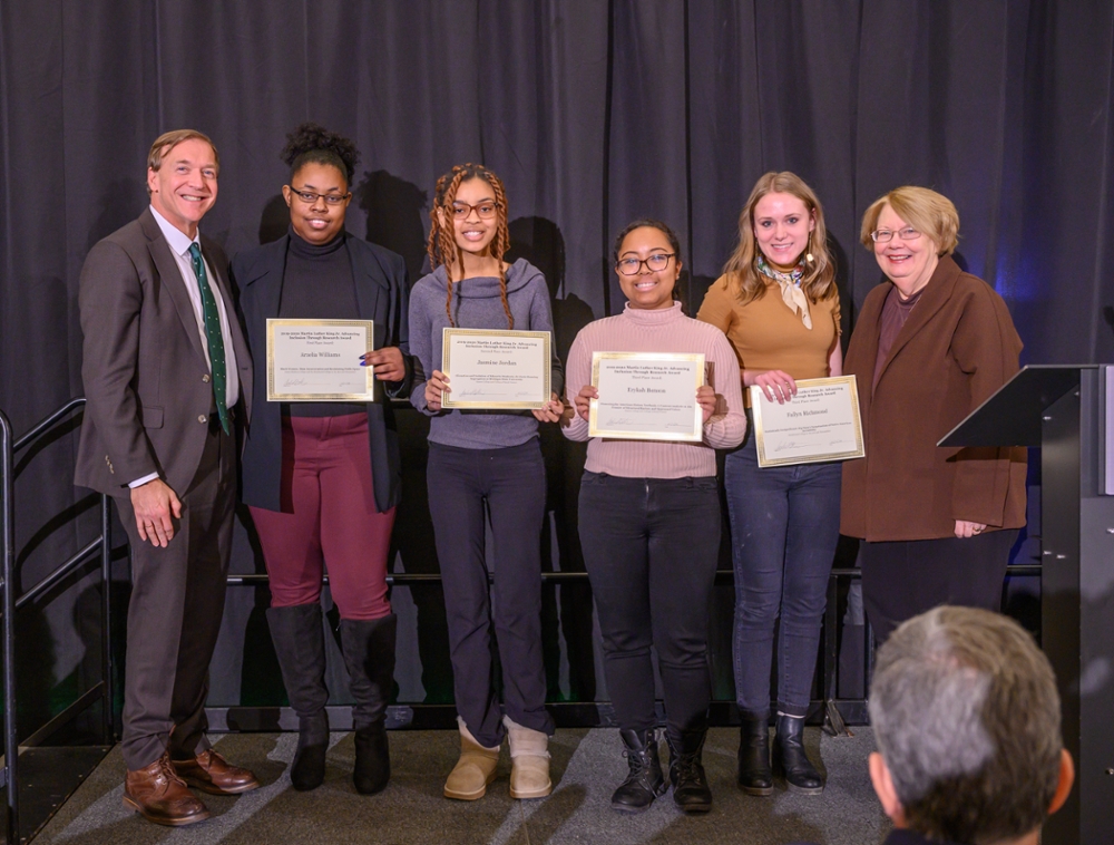 Students Earn MLK Jr. Advancing Inclusion through Research Award